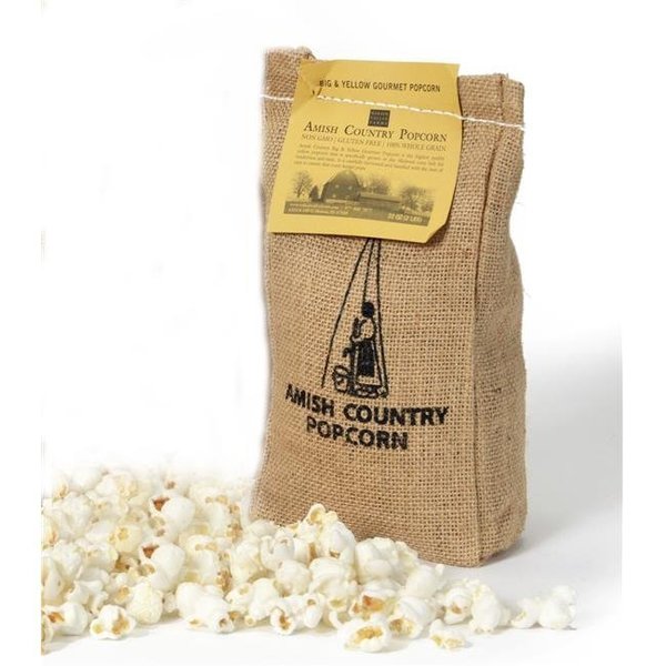 Wabash Valley Farms Wabash Valley Farms 41406  Gourmet Popping Corn- Burlap Bag Med Yellow 41406